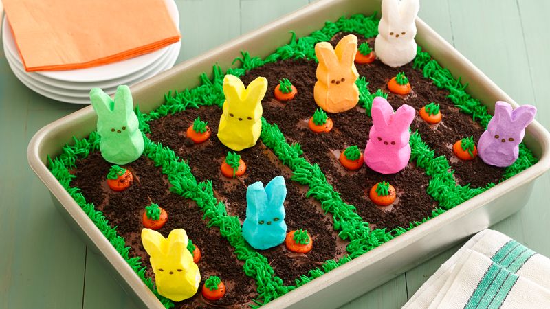 Easter peep cake
