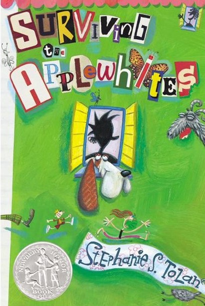 Book cover image of Surviving the Applewhites by Stephanie S. Tolan