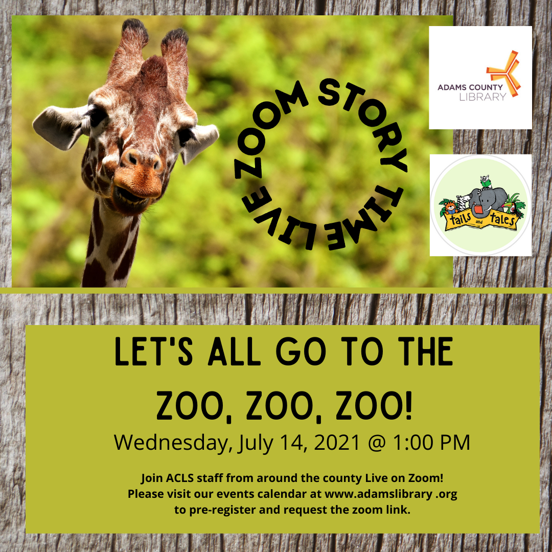 We'll meet you at the Zoo, Live zoom Story time