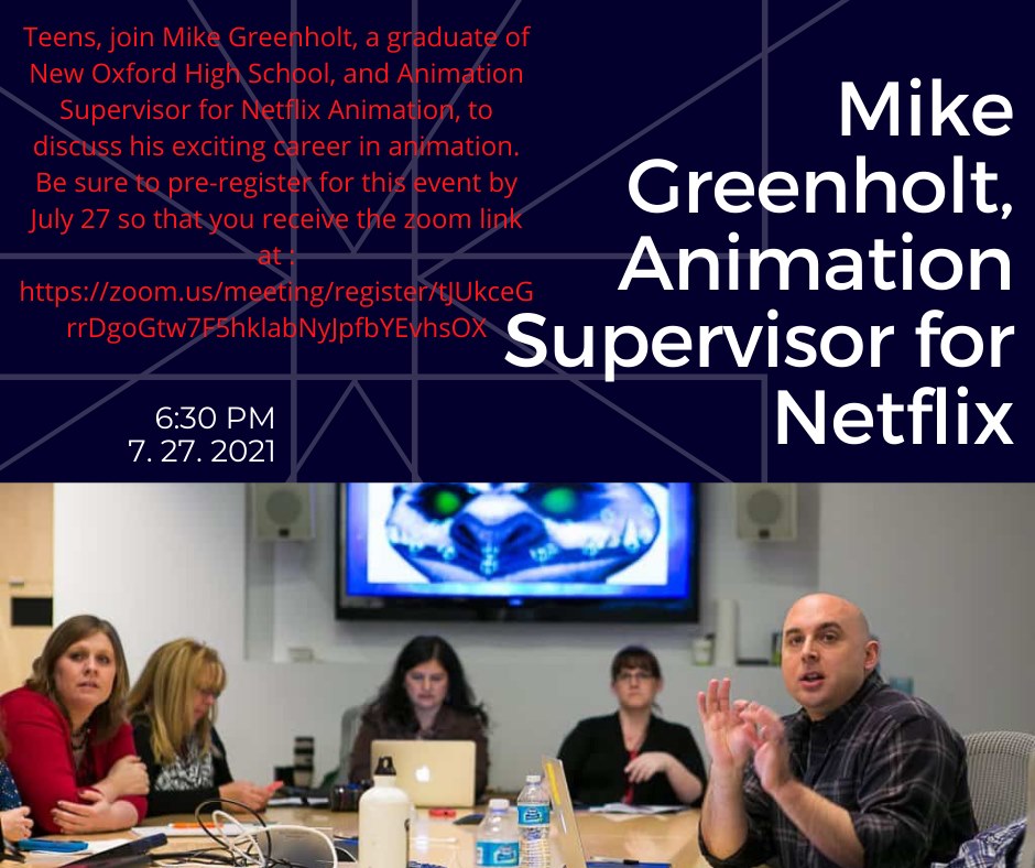Mike Greenholt at Netflix with teens.