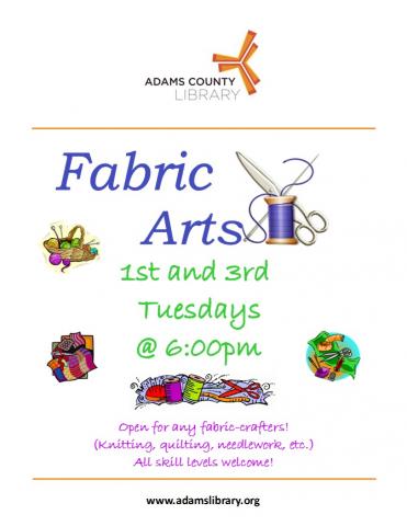 Come meet with the Fabric Arts Club