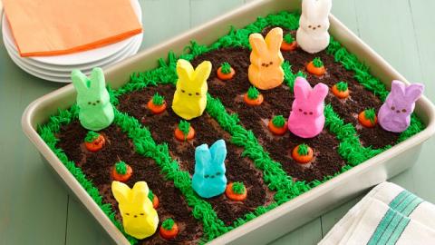 Easter peep cake