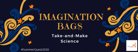 Imagination Bags: Take-and-Make Science during #SummerQuest2020 at the Adams County Library System.