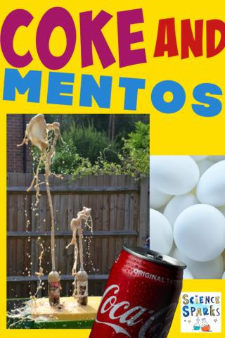 Coke and Mentos experiment poster