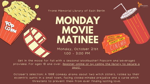 Monday Movie Matinee flyer