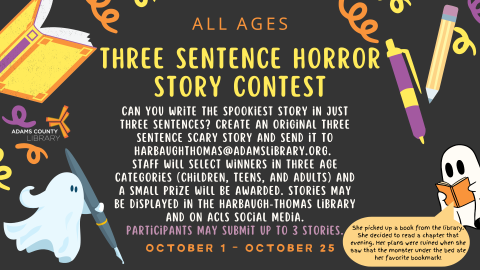 Three Sentence Horror Story Contest