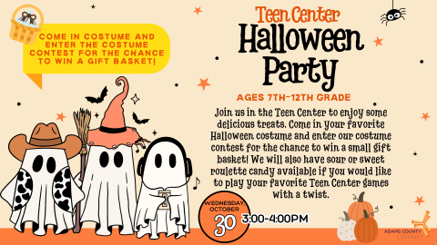 Teen Center Halloween Party