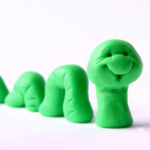 Playdough serpent