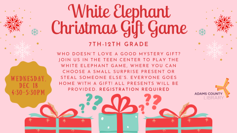 White Elephant Christmas Gift Game