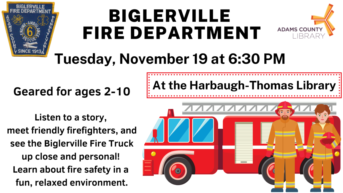 Biglerville fire Department at the Harbaugh-Thomas Library