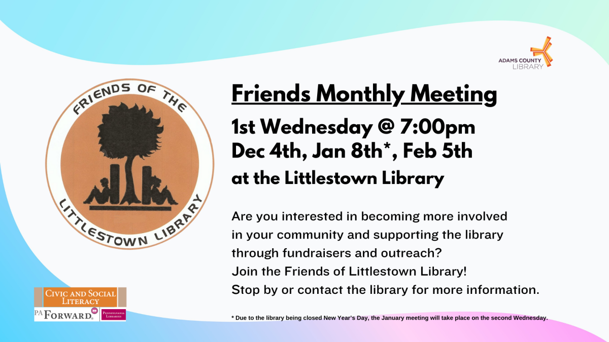 2024-2025 Winter Friends of Littlestown Library