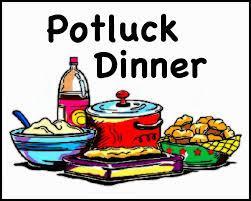 Potluck dinner sign