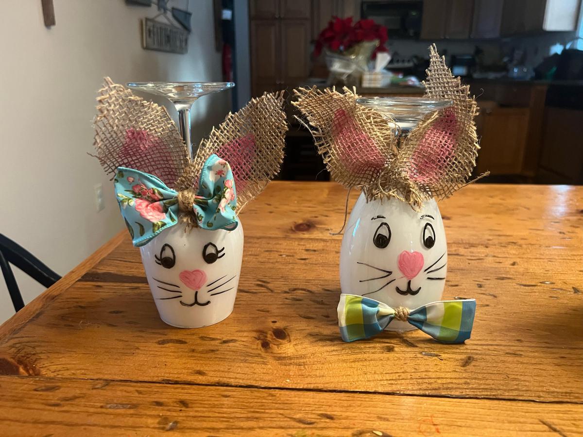 Bunny Wine Glasses